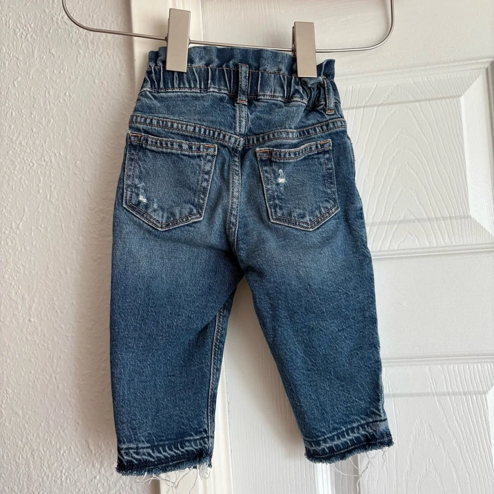 Baby Gap Just Like Mom Distressed Blue Denim Kids Jeans
